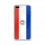 iPhone'i &uuml;mbris - iPhone 8 Plus - Paraguay lipp - Pehme - Mitmev&auml;rviline - Vertikaalne