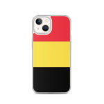Coque iPhone - PIXELFORMA - iPhone 13 - Drapeau de la Belgique - Silikoonist supp - Kaitse t&auml;ielik
