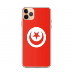 Coque iPhone - Tuneesia - Drapeau - Souple - Mitmev&auml;rviline - Vertikaalne mudel