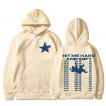 Hit Me Hard and Soft Tuur Meeste Kapuutsid Kuum Billie Pullover Meestele Naistele Dressipluusid R&otilde;ivad Harajuku Mugav T&auml;navar&otilde;ivas S
