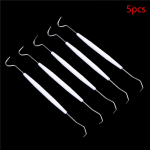 5 tk/partii Hambaarsti hambad Puhastage h&uuml;gieenisond Hook Pick roostevabast terasest hambaravit&ouml;&ouml;riist 5Pcs