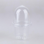 5 tk Taimekasvatuspott L&auml;bipaistev Plastikust Lemmikloom Seemne Idandamise Tassid Kaanega