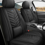 Uued esipagasiistme kattekomplektid T&auml;ielikult &uuml;mbritsevad &Uuml;hekohalised Nahast Autopistmepadjad Aastaringselt sobivad Istmekatted(Ainult 1 tk istmekate) 1PC must