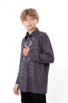 Shirt (boys) &ndash; Breathable Linen Blend, Casual & School, Any season, 6417-070-22-1 HC 140