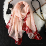 Moeprindiga lilleline &scaron;ifoonist hijab sall Naiste Pareo Lady Bandanas Rannar&auml;tikud Suvised moslemi loori &uuml;mbris Naiste Foulard