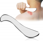 Gua Sha Roostevabast terasest Gua Sha kraapija Grade Fastsiat&ouml;&ouml;riist h&otilde;&otilde;rumiseks L&uuml;mfidrenaaži masseerija Kogu keha tselluliidimassaaž jalgadele, seljale, n&auml;ole