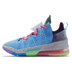 Nike LeBron 18 EP Parim 1-9 Meeste Tossud Mitmev&auml;rviline University-Blue Metallik-Kuldne DM2814-400 41