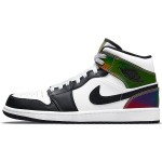 Air Jordan 1 Mid SE kuumustundlikud - V&auml;rvi muutevad unisex tossud Valge Must DM7802-100 44