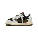 Travis Scott x Air Jordan 1 Retro Low OG SP TD Oliivirohelised Beebisneakerid Roheline Seil &Uuml;likoolipunane DZ5908-106 27