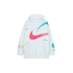 Nike J&auml;nese Aasta CNY Seeria Spordir&otilde;ivad &Uuml;lem&otilde;&otilde;duline Kootud Kapuutsiga Topp Naistele Valge FD4798-121 S pink