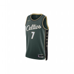 Nike NBA Dri-Fit City Edition Jersey 2022-23, Boston Celtics #7 Jaylen Brown Unisex Topid Tume-roheline DO9586-331 XL