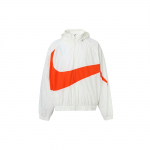 Nike Swoosh kootud jakk (Aasia suuruse m&auml;&auml;ramine) Sail/Picante Red/Sail Meeste Streetwear FB7878-133 L