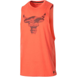 Under Armour Looman mustriga Prinditud Vabaaja Spordi Jooksmine Treening Hingav L&otilde;tv &Uuml;mmarguse kaelusega Varrukateta Tank top Meeste Topid Oranž 1371215-872 M