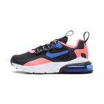 Nike Air Max 270 Mugavad Mitmek&uuml;lgsed P&otilde;rutuskindlad Vastupidavad Madalad Vabaajajalatsid Laste tossud Roosa Must Sinine BQ0102-024 28