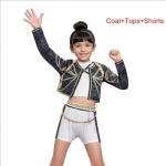 T&uuml;drukute Kpop Zoey Cosplay Kost&uuml;&uuml;m Lastele Fantaasia Piduriietus K-Pop Deemonik&uuml;tid Rumi Kost&uuml;&uuml;m Idol Mira Cosplay Halloween Karnevali Riietus 110 size
