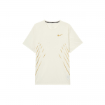 Nike Dri-Fit Nahas&otilde;bralik Moodne Mitmek&uuml;lgne Lihtne L&uuml;hikeste Varrukatega T-s&auml;rk Meeste &Uuml;laosad Purje-Valge HJ3535133 XL