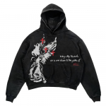 ZYLLO Retro Gooti Graafilise Tr&uuml;kiga Hip Hop Kapuutsiga Pusa Meestele Y2k Grunge Punk Vabaaja Lahtine Pullover Naiste T&auml;navamoe Dressipluus Kapuutsiga XXXL