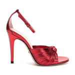 2025 Uued Eesmised Tagumised Rihmad Slingback Stiletto Kontsaga Sandaalid Kuldne S&otilde;lm Avatud Varbad Sandaalid Naiste Uudsus Sandaal &Uuml;hev&auml;rviline Mood 39 red