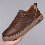 Mood Libisemiskindlad Meeste Vabaaja Nahkkingad V&auml;litingimustes Meeste K&otilde;igega Sobivad Rula Kingad Vabaaja Jalutusk&auml;ik Meeste Tossud Vanaaegne Stiil Jalutamiseks Jalatsid 42 pruun