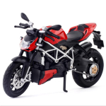 1/12 m&otilde;&otilde;tkava Ducati Streetfighter S Muscle sulamist mootorratta valatud mudel heli ja valgusega lauaarvuti kollektsioon dekoratiivne kingitus poistele valge