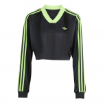 Adidas Originals Adicolor Mugav Lihtne Mitmek&uuml;lgne Mood Triibuline Pikkade Varrukatega L&uuml;hike Top Naiste topid JV9737 2XS