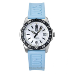 Luminox Pacific Diver Ripple Kummirihm P&auml;rlmuttertahvel Kvarts Sukeldujakell XS.3124M 200M Unisex p&auml;rliv&auml;rvi ema