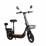KuKirin C1 Pro Elektriroller - Stiilne Roller 500W Mootor 48V 26Ah 45km/h 14 Rehvid Mugav Iste IP54 must