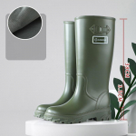 Naiste 38CM K&otilde;rge S&auml;&auml;rega Kummikud Moodsad V&auml;litingimustes Veekindlad Saapad Kummikud Veekindlad T&ouml;&ouml;aia &Uuml;lekatted Naiste Kummikud 41 roheline