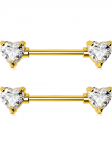 [OUFER] Nibu R&otilde;ngas 14G Kuldne Titaan Nibu Piercing Ehted Nibu R&otilde;ngas Piercing Varras Silla Piercing