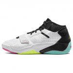 Air Jordan Zion 2 PF D&uuml;naamiline T&uuml;rkiis Meeste Tennised Valge Volt Must DM0858-107 40.5