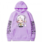 Multikas Frieren Armas Huppar beyond Journey's End Manga Prindiga Streetwear Huppariga Dressipluus S&uuml;gis Talv Fliis Pehme S