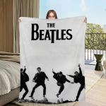 B&auml;nd The B-Beatles-ES Tekk Flaneell soe mugavus pehme pl&uuml;&uuml;sist tekk Piknikuks Voodid Diivanid Kodud Ja Magamistoad 30x40in