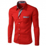 Allahindlus Mood Camisa Masculina pikkade varrukatega Meeste Slim Fit Disain Formaalne vabaaja br&auml;ndi meeste kleit XXXXL roheline