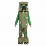Halloweeni peo laste kost&uuml;&uuml;m - Minu maailm teemaline Cosplay riietus Ideaalne laste riietumiseks, lavastusteks ja teema&uuml;ritusteks S roheline
