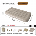 T&auml;isautomaatne t&auml;ispuhutav telkimistelgi madrats - eriti paks v&auml;litelkimise magamisalus With Accessories Auto-Inflate Bed