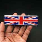 Metall Union Jack UK lipu auto embleem m&auml;rk mootorratta kleebised Fairing