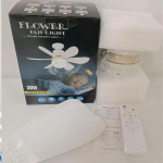 30W/40W Kodune Nutikas Lillekujuline Ventilaatorlamp E27 Laste magamistuba V&auml;ike Vaikne Ventilaatorlamp Kaugjuhtimispuldiga 30w