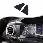Glossy Black trument Dashboard Side Cover Trim For Toyota Tacoma 2015-