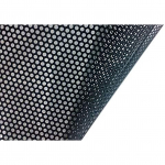 Must perforeeritud &uuml;hesuunaline n&auml;htavusega vin&uuml;&uuml;l autoakna kiletamine rullis privaatsuskile liimiga klaas 300 x 45 cm