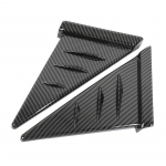 For Toyota Land Cruiser 250 Prado LC250 2024 2025 ABS Glossy black Rearview Mirror Side Triangle Spoiler Trim Car Accessories carbon fibre