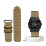 Klassikalised adapterid G-SHOCK Casio GW6900 DW5600 GW-B5600 GM-5600 seeria jaoks nailonrihma tarvikud V&auml;lispordiks l&otilde;uendkella rihm 24.16mm