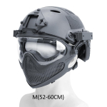 Taktikaline kiiver  Mask  Prillikomplektid V&auml;litingimustes Airsoft Paintballi kiiver prillidega FAST PJ kiivrid CS m&auml;ngu t&auml;isn&auml;okaitse