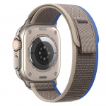 trail loop Apple Watch Ultra 3 2 jaoks Rihm 49mm 44mm 40mm 45mm 41mm 42mm correa bracelet iWatch seeria 7 se 8 9 10 11 46mm rihmad 40 41 42(S11-S10) sinine-hall v&auml;rv