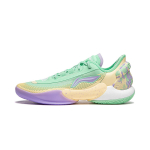 Li Ning Yushuai 18 V2 Basketball Shoes Men's Low top Green Yellow ABAU025-3 45