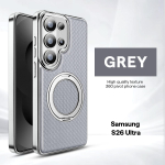 Kvaliteetne Nahast 360&deg; P&ouml;&ouml;rleva Alusega &Uuml;mbris Samsung Galaxy S26 Ultra S25 S24+ Plus Telefonile, Kvaliteetne Magnetiline Sulgemine, &Auml;riline, Elegantne Galaxy S24 Ultra hall v&auml;rv