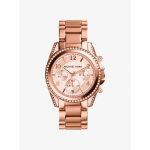 Michael Kors Sofie Kristall Roosa Kuldne Roostevabast Terasest Naiste K&auml;ekell MK5263 roosa kuldne v&auml;rv