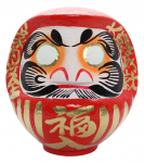 Takasaki Daruma Fuku Daruma 8 Punane Pere ja Suure T&auml;itumise 25x21x26cm Ei. Ohutussoovid DARUMA-FUKU8