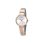 Calvin Klein kvartsikell roostevabast terasest rihm 30 mm h&otilde;bedane sihver 30 m veekindel Naiste kellad K4E2N61X Regular Watch Box,Silver Dial