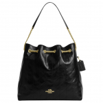 K&auml;ekott Evelyn 36, tepitud detailide ja nahaga, suur, naistele, must CCZ81-IMBLK Basic Set (Bag+Dust Bag)