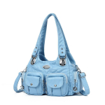 &Uuml;he &otilde;laga kott mitme taskuga, &uuml;hev&auml;rviline, emade kott, elegantne crossbody kott, k&auml;ekott must
